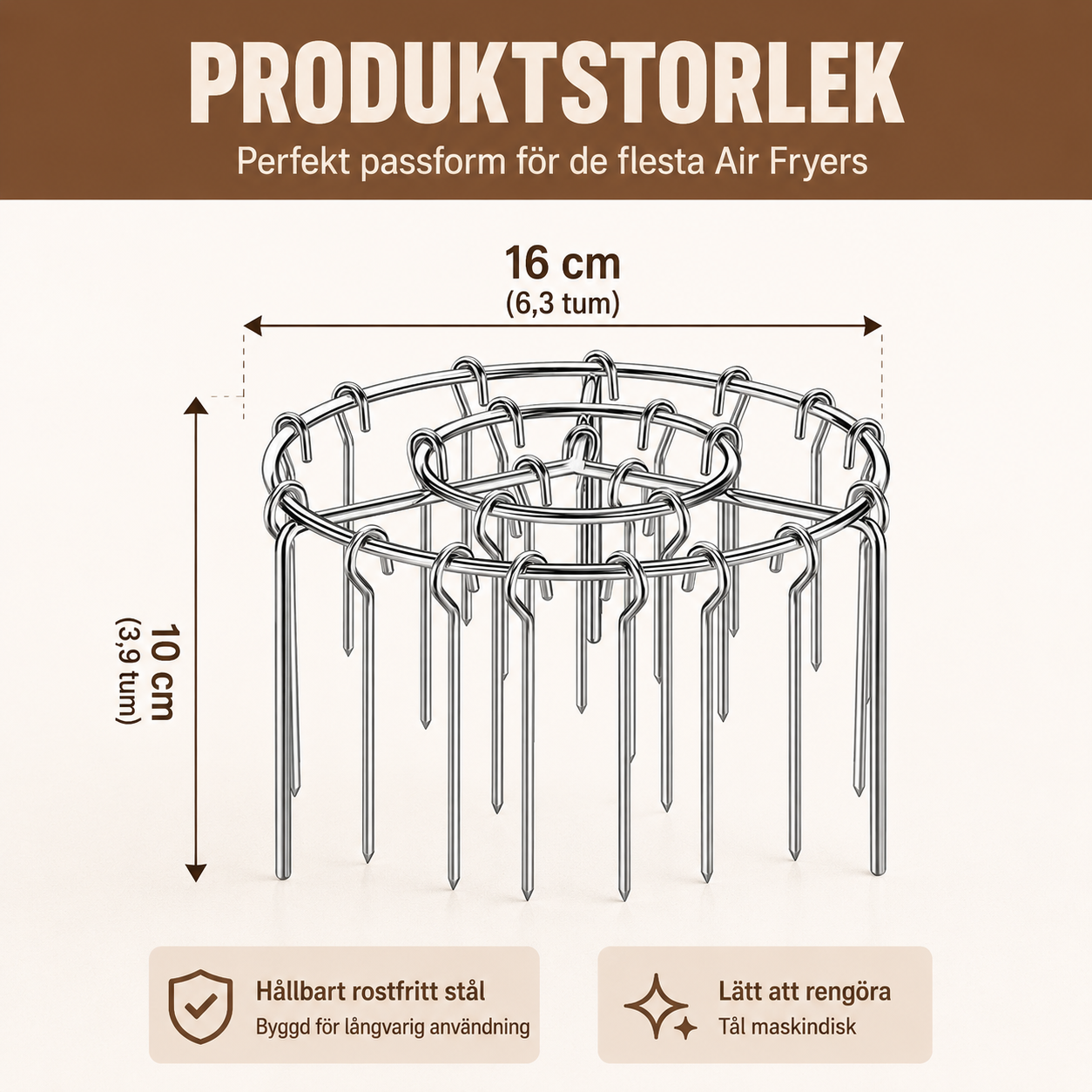AirSpett Pro – Komplett Air Fryer Grillkit