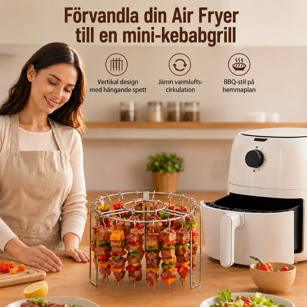 AirSpett Pro – Komplett Air Fryer Grillkit