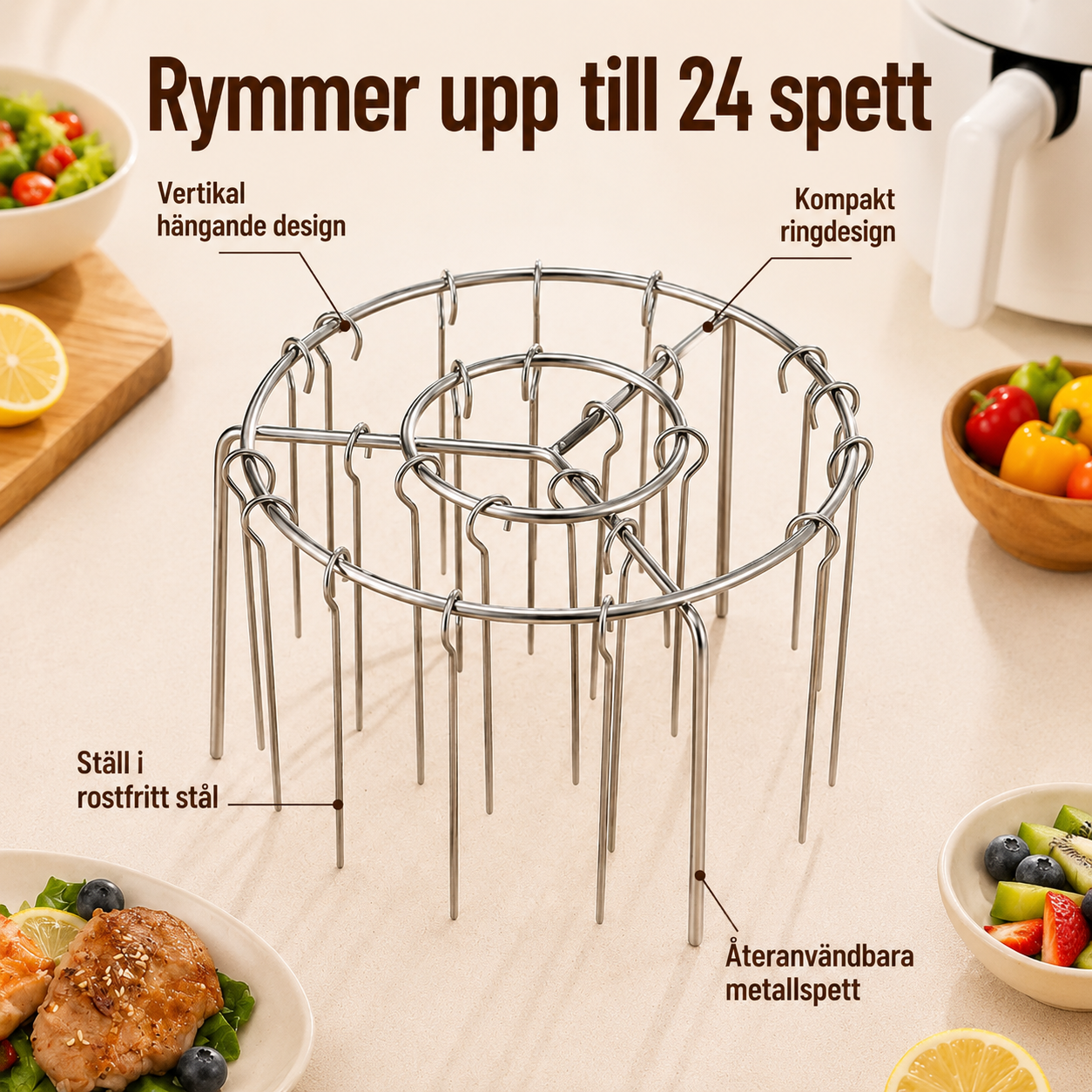 AirSpett Pro – Komplett Air Fryer Grillkit