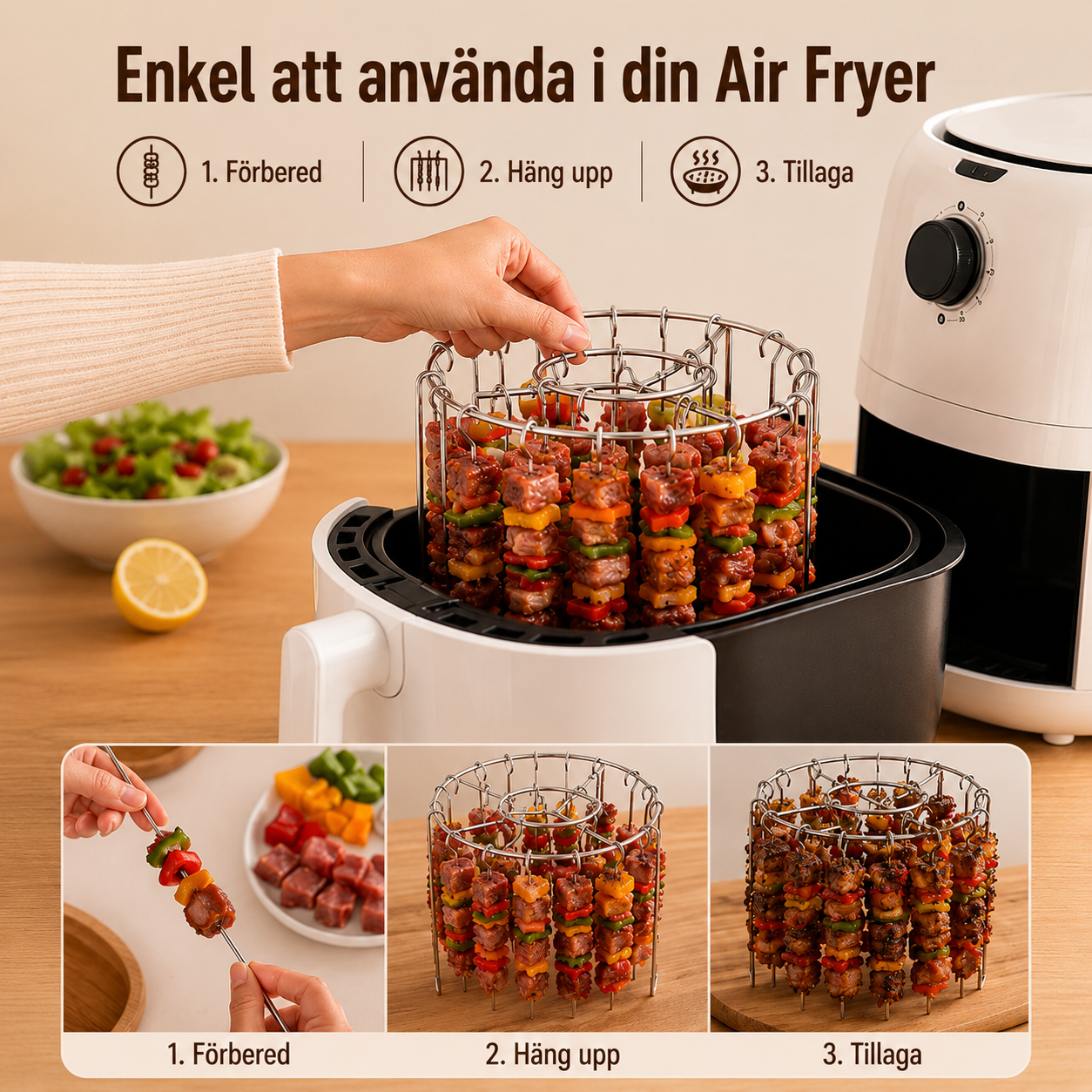 AirSpett Pro – Komplett Air Fryer Grillkit