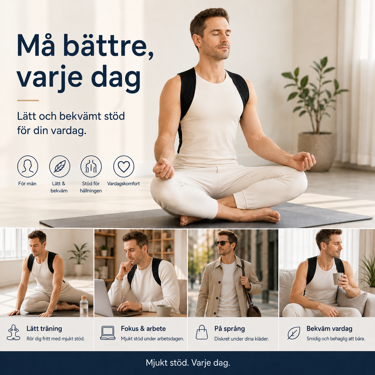 StoltForm™ – Mjukt hållningsstöd för vardagen