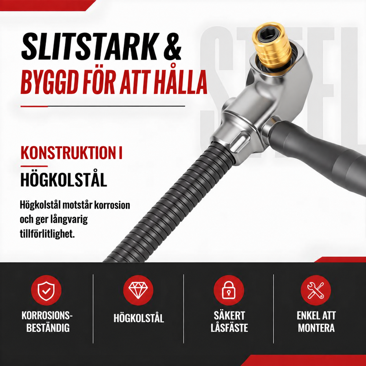 FlexVinkel 90™ - nå skruven där maskinen inte får plats
